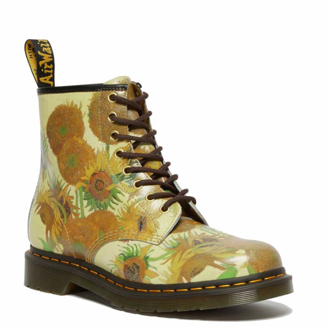 SALEドクターマーチン 即納 日本正規品 送料無料 メンズ レディース Dr.Martens 1460 TNG SUNFLOWERS MULTI 8 ホール ブーツ