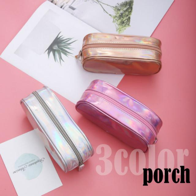 超激安 化粧ポーチ コスメポーチ オーロラ レインボー 機能的 大容量 かわいい 小物入れ ポーチ ペンケース 筆箱 タバコケース シガレットケース 高級感 Www Theitgroup It