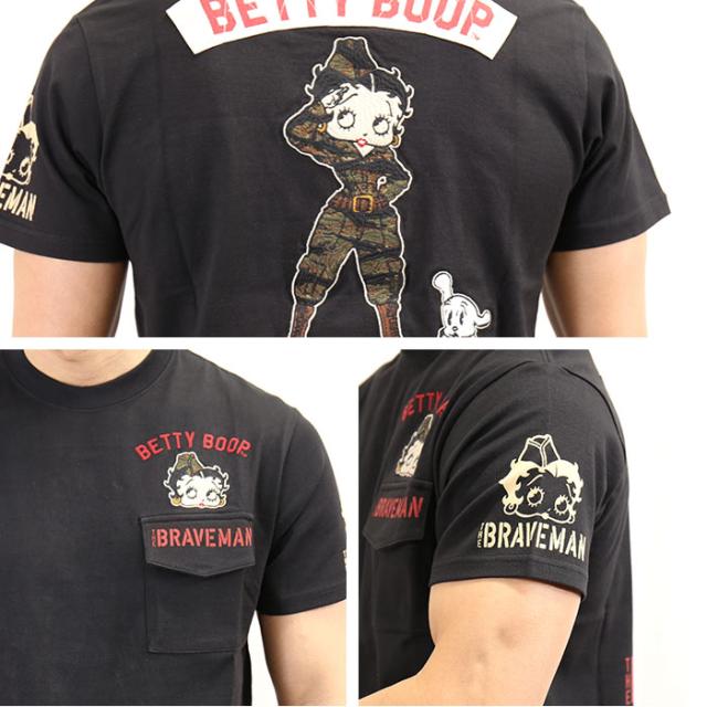 50 Off 半袖tシャツ The Braveman Betty Boop ベティ ブープ ミリタリー b 10 Ss 新作 在庫有 Olsonesq Com