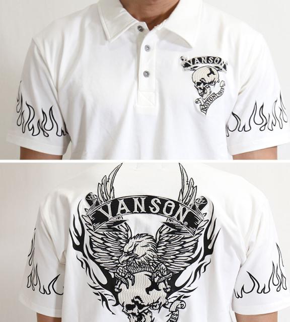 大得価低価 ベア天竺半袖ポロシャツ VANSON バンソン イーグルスカル 髑髏 nvps-2110の通販はau PAY マーケット - BICKS Market|商品ロットナンバー:506839693 特価