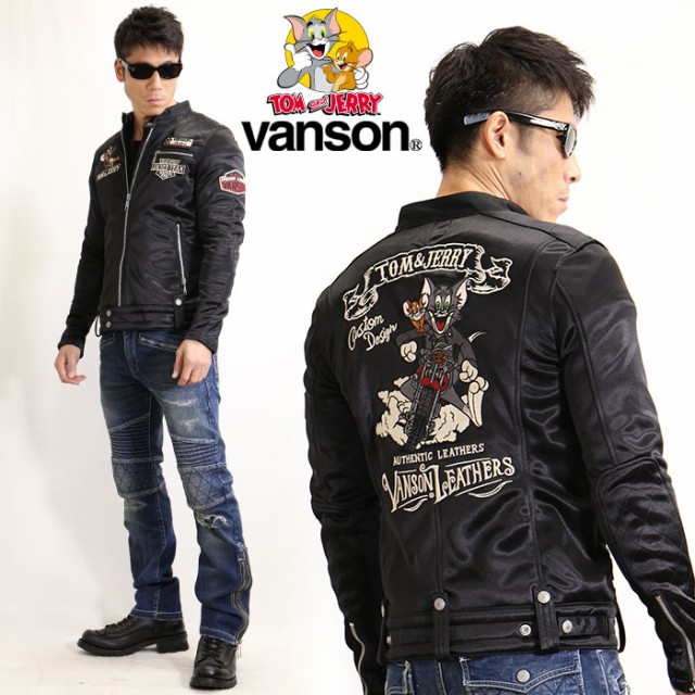 爆買い新品 ボンディングライダース tjv-2105の通販はau PAY マーケット - BICKS Market|商品ロットナンバー:485027372 VANSON×TOM&JERRY バンソン コラボ トムジェリ 高品質即納