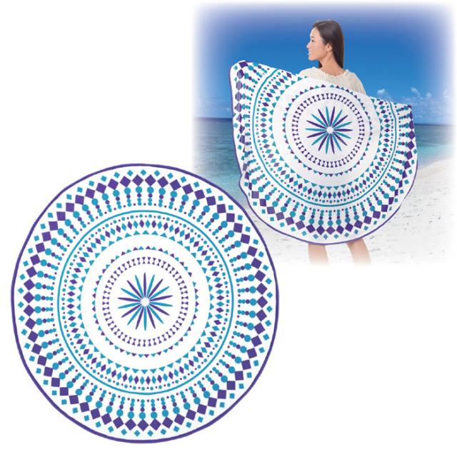 送料無料 サークルタオル ビーチタオル おしゃれ ビーチ 海水浴 プール ラグマット ファイナルバーゲン Www Theitgroup It