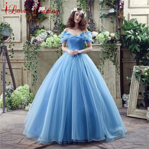 開店祝い 高品質 高級コスプレ衣装 映画 ディズニー シンデレラ 風 ドレス オーダーメイド Blue Ball Gown Prom Dress Seal限定商品 Www Centrodeladultomayor Com Uy