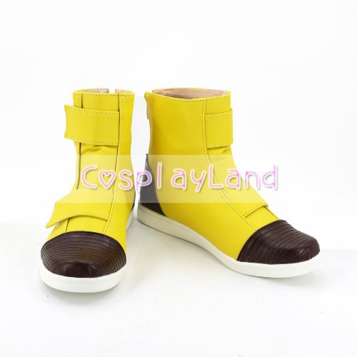 爆売り 高品質 高級 オーダーメイド ブーツ 靴 ドラゴンボールz 風 Dragon Ball Z Trunks Yellow Cosplay Shoes Boots Malvernbodyrepaircentre Co Uk