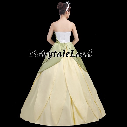 激安単価で 高品質 高級コスプレ衣装 ディズニー風 プリンセスと魔法のキス ティアナ タイプ ドレス コスチューム Princess And Frog Cosplay Costum 最適な価格 Olsonesq Com