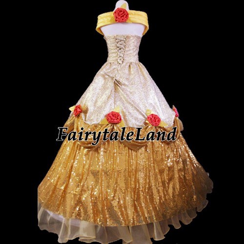 高品質 高級コスプレ衣装 ディズニー 美女と野獣 風 プリンセス ベル タイプ ドレス Belle Costumeの通販はau Pay マーケット ワタナベコーポレーション 商品ロットナンバー