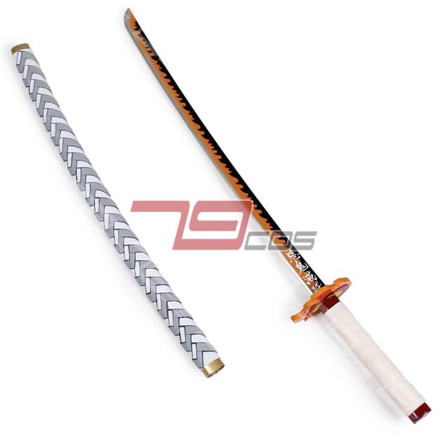 最高の 高品質 高級コスプレ道具 オーダーメイド 鬼滅の刃 風 煉獄 杏寿郎 れんごく きょうじゅろう タイプ 剣 模造 刀 全国宅配無料 David Olkarny Com