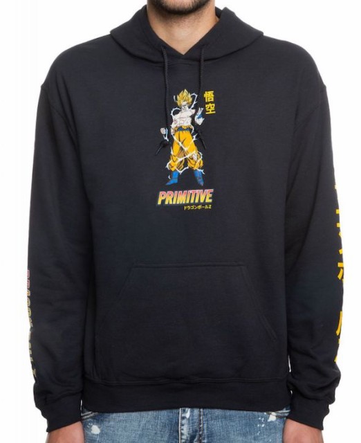 primitive super saiyan goku hoodie