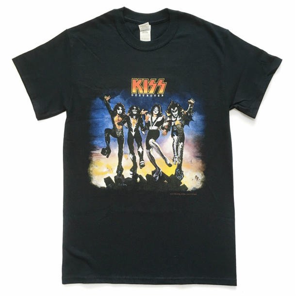 KISS キッス DESTROYER ロック ブラック Tシャツの通販はau PAY マーケット - FREE STYLE｜商品ロットナンバー：344020032