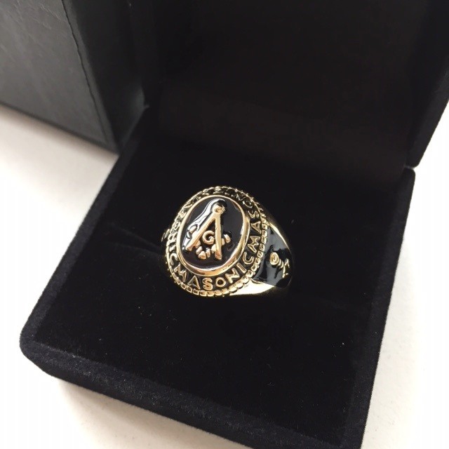 今月限定 特別大特価 Free Mason フリーメイソン ラウンド カレッジリング ゴールド 現金特価 Ecgroup Intl Com