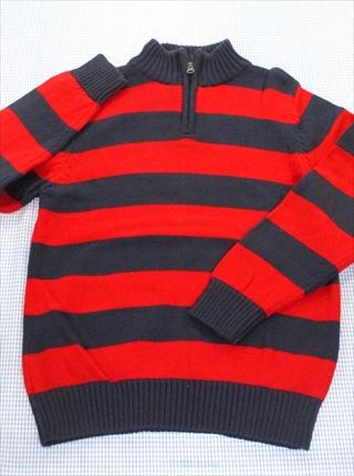 オシュコシュビゴッシュ Oshkosh セーター ニット 140cm ボーダー 紺
