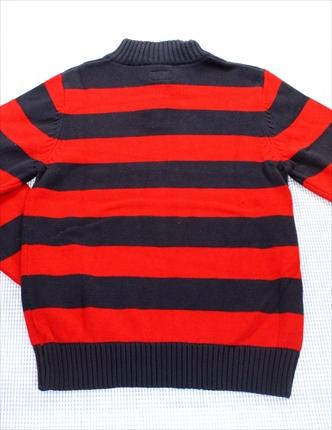 オシュコシュビゴッシュ Oshkosh セーター ニット 140cm ボーダー 紺