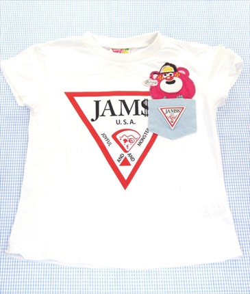 ジャム Jam Tシャツ 半袖 1cm 白系 キャラクター クマ 男の子 女の子 トップス キッズ 子供服 通販 買い取りの通販はau Pay マーケット リサイクル子供服ねこのて 商品ロットナンバー