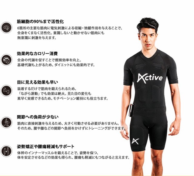 おすすめネット トレーニング 全身EMSスーツ Alpha Bodytec ActiveM