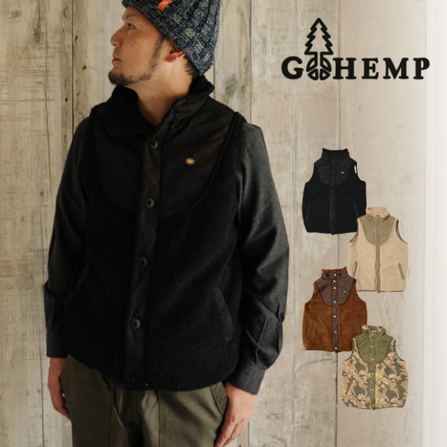 Sale 送料無料 Gohemp ゴーヘンプ Mongolian Vest モンゴリアンベスト ボア フリース メンズ レディース 冬 メール便送料無料 Www Centrodeladultomayor Com Uy