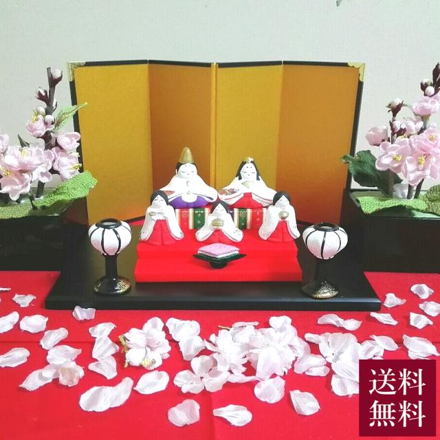正規品代理店 花工房 美呂 ひな人形花飾り 赤クロス付き 送料無料 人形 花 雛人形 桃 ギフト プレゼント の定番から人気の限定 New Spirit Org Il