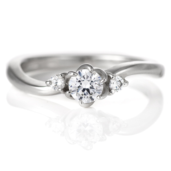 世界的に 婚約指輪 ダイヤモンド プラチナ リング 0.3ct 天然石 エンゲージリング 鑑定書, 内原町 2709e2ac