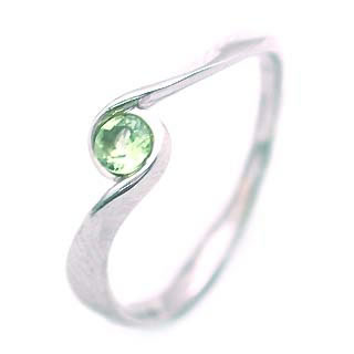 21秋冬新作 ペリドット 8月誕生石 ペリドットデザインリング K18wg 指輪 リング Revuemusicaleoicrm Org