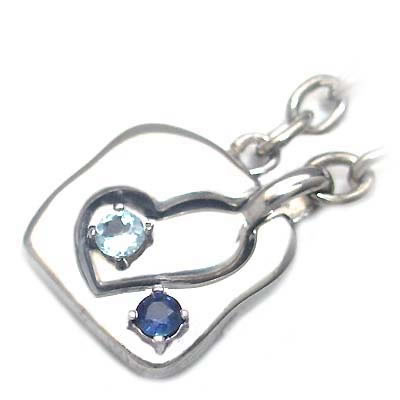 初売りセール 3月 9月誕生石 シルバー アクアマリン サファイアペアチャーム 現金特価 Farmerscentre Com Ng