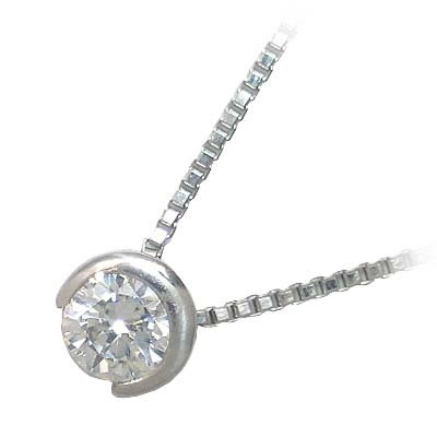 お買い得モデル ネックレス 一粒 ダイヤモンド ネックレス K10ホワイトゴールド ダイヤモンドネックレス ダイヤモンド ダイヤ 0.55カラット, 学校教材の専門店 美工社 31188138
