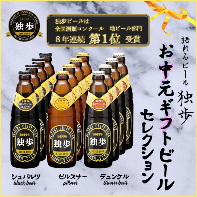 安い購入 宮下酒造独歩 お中元ギフトビールセレクション12本セット デュンケル シュバルツ ピルスナー クラフトビール 飲み比べ プレゼント リアルサープラス Centroprofesorjuanbosch Com