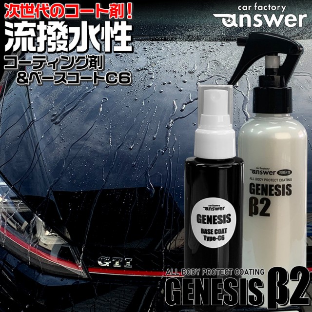 B2 0ml A 流撥水性 Genesis プロテクトコーティング剤 100ml B2 Type C6 Genesis ベースコート 100ml セット コーティング剤 車 ジェネシス A