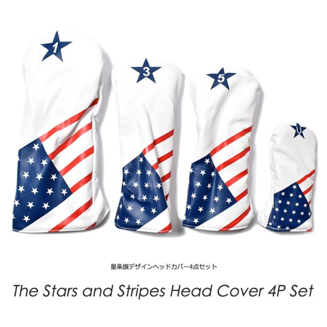 在庫一掃 ヘッドカバー ウッド用 ドライバー 星条旗柄 4点セット If Gf0150 ゴルフ ゴルフ小物 おしゃれ サンタリート オンラインストア限定 Arnabmobility Com