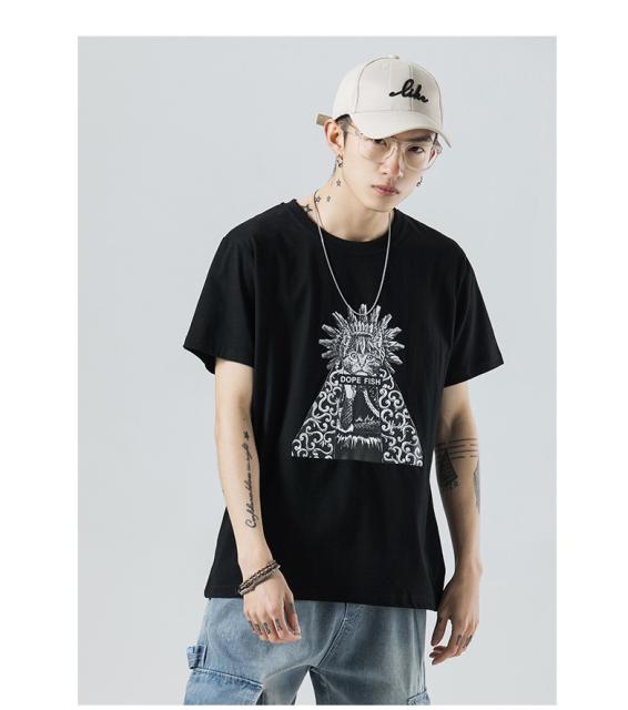 髪型 綺麗なtシャツ 黒 メンズ