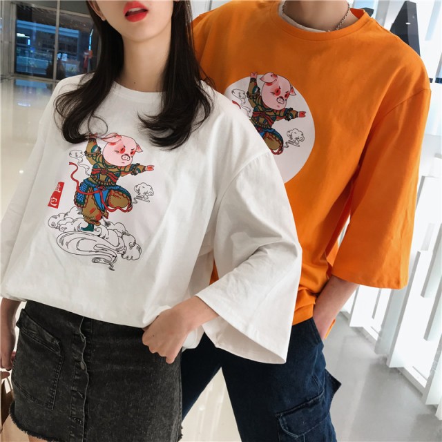 2019春夏 メンズ レディース 男女兼用 トップス Tシャツ 5分袖