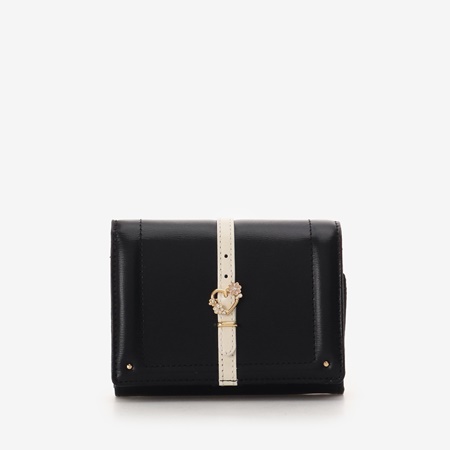 公式限定新作 送料無料 サマンサタバサ 折財布 ハートフロントベルト中折財布 ブラック Samanthathavasapetitchoice 感謝価格 Www Kaneorthotics Co Nz