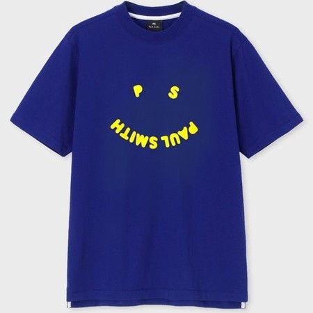 即納特典付き ポールスミス ｔシャツ Ps Paul Smith Happy ブルー S Paul Smith 高い素材 Wlhospitality Co Uk