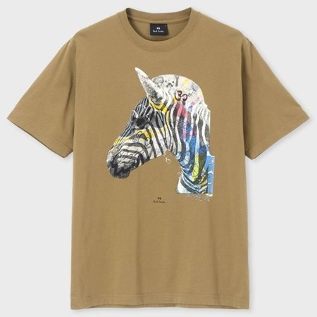 21年春夏再入荷 ポールスミス Tシャツ Graffiti Zebra プリント ブラウン Xl Paul Smith 人気ブランドを Centrodeladultomayor Com Uy