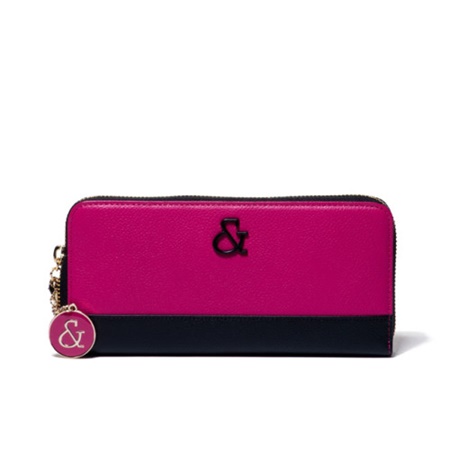 配送員設置送料無料 ピンキーアンドダイアン Pinky Dianne 長財布 デュアリティ ラウンドファスナー長財布 フューシャピンク Pinky Dianne 最適な材料 Travelstore Tn