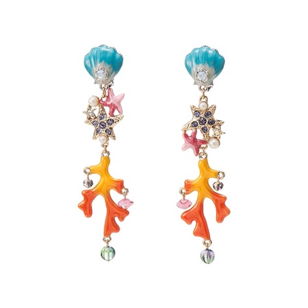 最新の激安 アナスイ イヤリング 海モチーフイヤリング マルチ Annasui 魅力的な Olsonesq Com