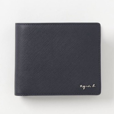 アニエスべー 折財布 ウォレット ネイビー agnes b www.daftar.spb-dps.com