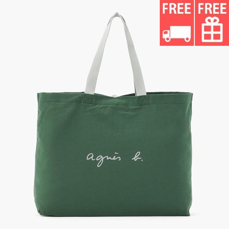 オンラインストア最安価格 アニエスべー agnes b トートバッグ ポケッタブルトートバック グリーン オンラインストア最安価格 アニエスべー agnes b トートバッグ ポケッタブルトートバック グリーン
