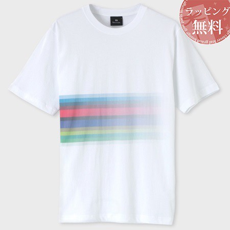 100 の保証 ポールスミス Tシャツ フェードスポーツストライプ ボーダー ホワイト Paul Smith 100 の保証 Arnabmobility Com