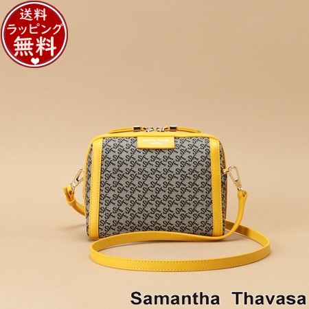 サマンサタバサ Samantha Thavasa ショルダーバッグ ST Jacquard ポシェットカレ イエロー - バッグ