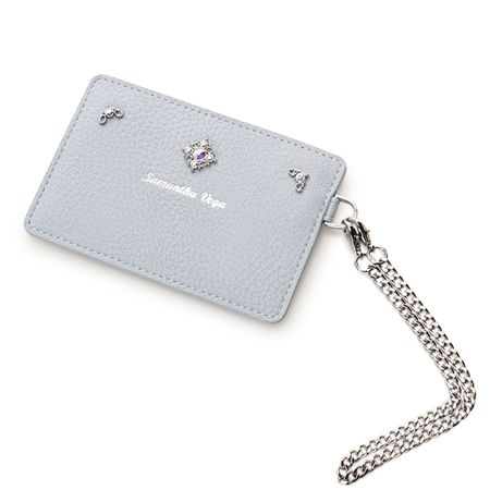 最大30 Off サマンサタバサ パスケース 定期入れ シンプルビジュー ライトブルー Samantha Vega アウトレット送料無料 Carlavista Com