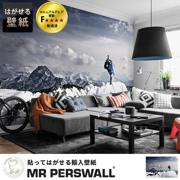 人気ブランド 輸入壁紙 スウェーデン製 Mr Perswall Adventure ミスターパースウォール 貼ってはがせる壁紙 Diy 壁紙 賃貸 壁紙 おしゃれ フリースデジ Facto Saatchi Mg