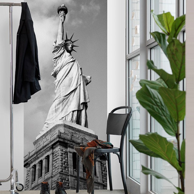 アウトレット送料無料 日本製 フリースデジタルプリント壁紙 Jebrille Wallpaper F取得品 Statue Of Liberty W92cmxh250cm パネル 貼ってはがせる壁紙 高質で安価 Parjal Fr