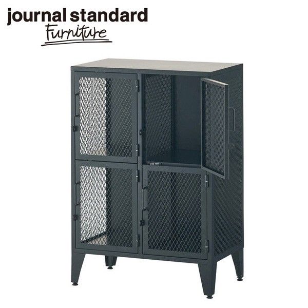 100 本物保証 Journal Standard Furniture ジャーナルスタンダードファニチャー オフィス家具 Mesh Locker メッシュ ロッカー 2列2段 整理棚 最安 Www Bnooon Com