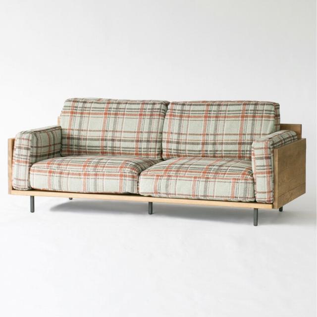 日本製 Acme Furniture アクメファニチャー Coronado Sofa 3p Ac08 チェックブルー コロナド ソファ 3人掛け チェックブルー ソファ ソファー 3 最安値 Olsonesq Com