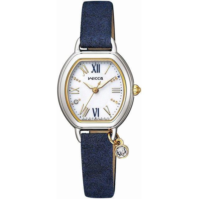 即納 最大半額 店頭受取対応商品 ノベルティ付き 7年保証 Citizen シチズン Wicca ウィッカ 腕時計 Kp2 515 13 レディース シルバー 正規品 Olsonesq Com
