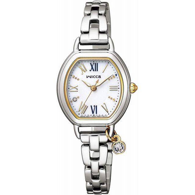 即納 最大半額 店頭受取対応商品 ノベルティ付き 7年保証 Citizen シチズン Wicca ウィッカ 腕時計 Kp2 515 13 レディース シルバー 正規品 Olsonesq Com