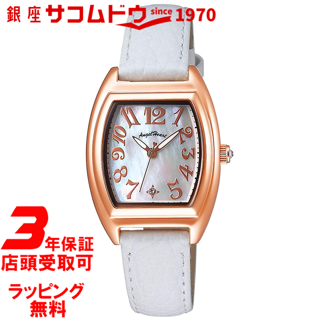 エンジェルハート 腕時計 Firststar ホワイトパール文字盤 ソーラー電池 ダイヤモンド Fs26p Wh レディース