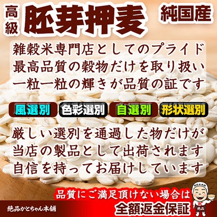 日本製即納 雑穀 大麦 ダイエット食品 置き換えダイエット 雑穀米本舗の通販はau PAY マーケット - |商品ロットナンバー:376129548 麦 国産 胚芽押麦 10kg(500g×20袋) 送料無料 特別製法 最高級押麦 定番格安