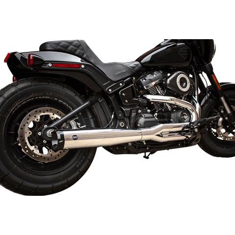 【取寄せ】 エスアンドエス サイクル S&S CYCLE 550-0790 2:1 Exhaust for Softail - Chrome SuperStreet #DRAG SPECIALTIES #18002400