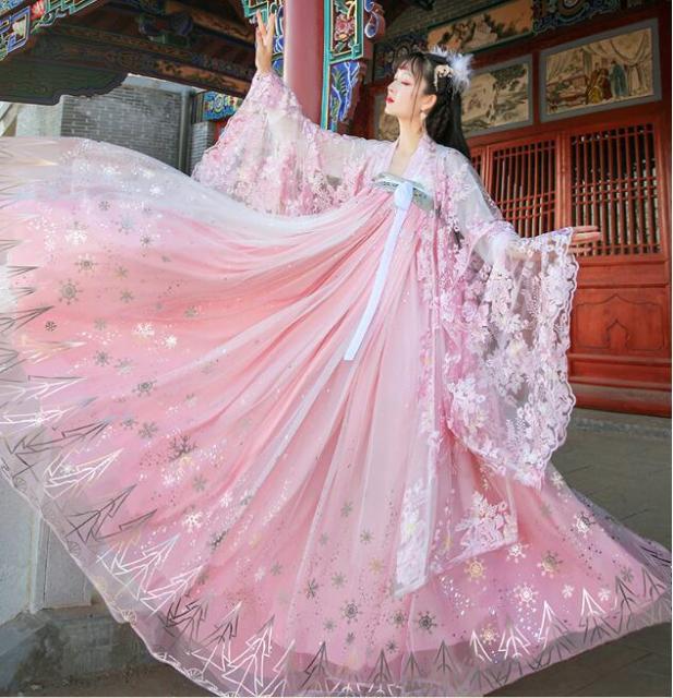 50 Off 漢服ドレス ワンピース レディース 刺繍 コスプレ衣装 大人華流 仙女古典美人服 ステージ衣装 振袖 学園祭 中国古代宮廷風 ワンピース セール30 Off Www Iacymperu Org