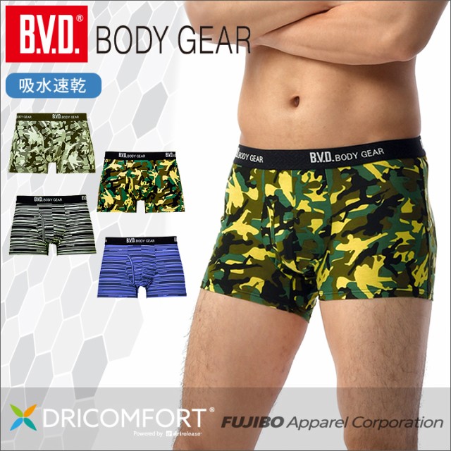 ボクサーパンツ M L Ll B V D Body Gear 吸水速乾 プリントレギュラー